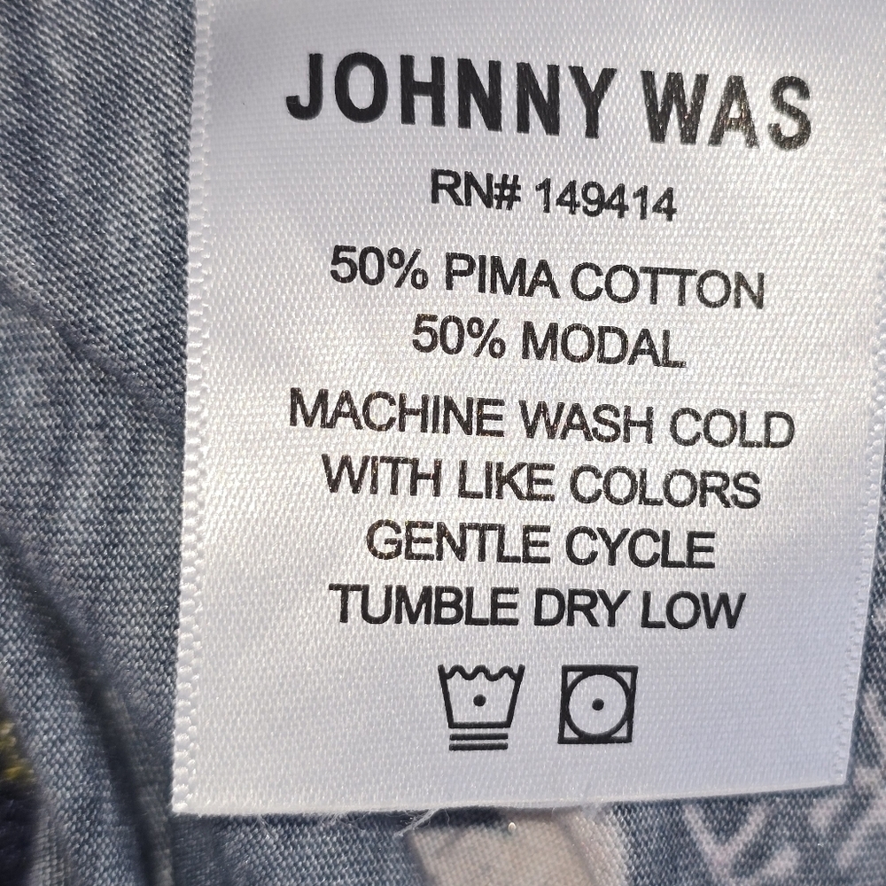 Johnny Was The Carly PJ Set Size XL Floral Boho - Picture 11 of 12